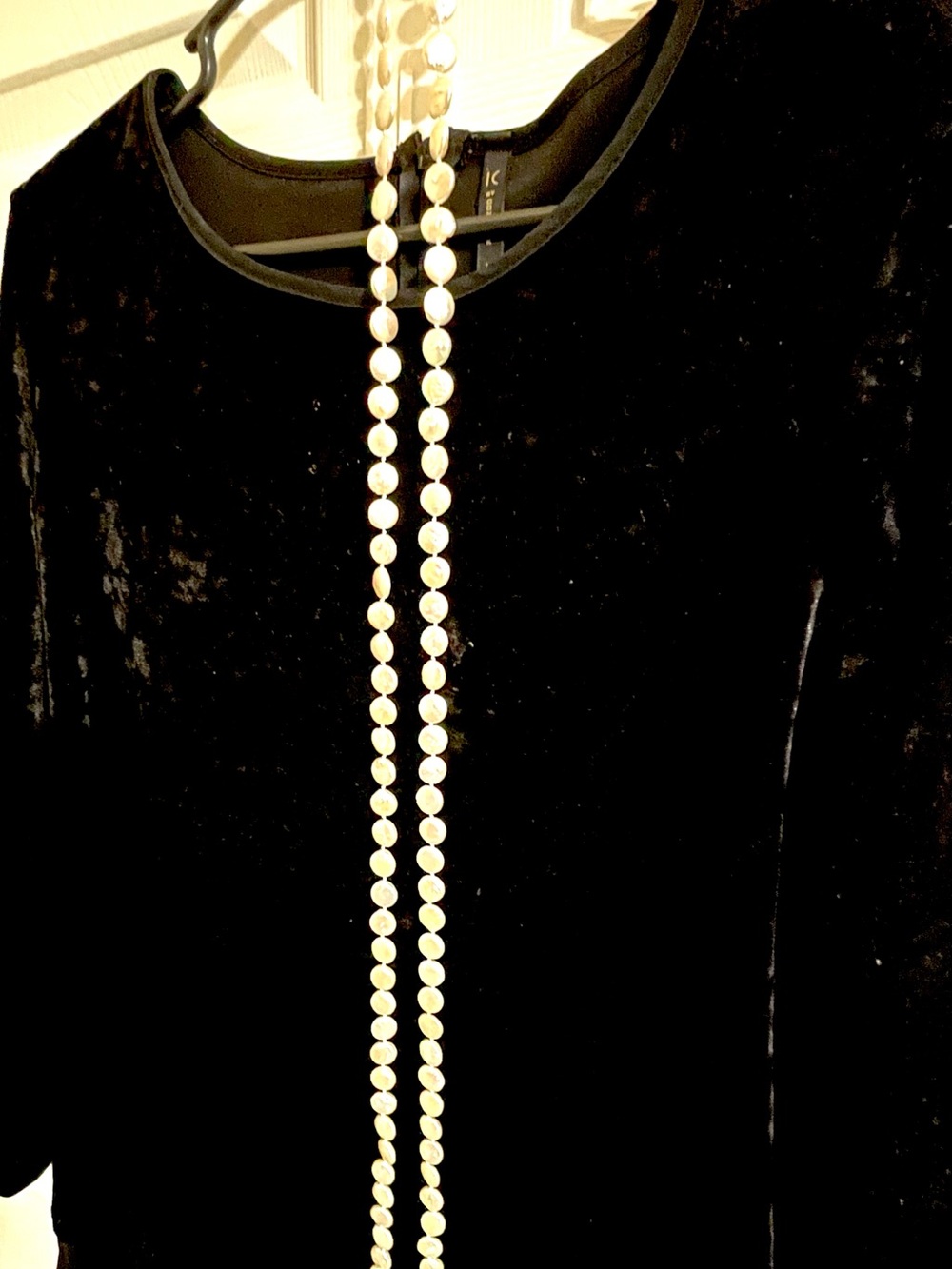 Natural 97 Coin Pearls. 27”  Strand Necklace - Women's Jewelry